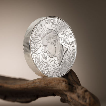 Yellowstone National Park Topography 5 Oz Silver Coin 2025