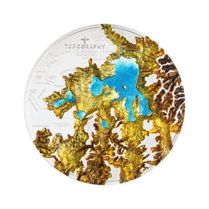 Yellowstone National Park Topography 1 Kg Kilo Silver Coin 2026
