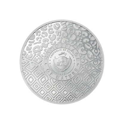ZEBRA Camouflage of Nature 3 Oz Silver Coin $20 Palau 2023