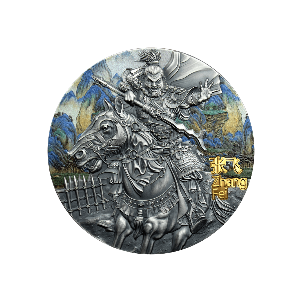 ZHANG FEI Warriors of Ancient China 3 Oz Silver Coin $5 Niue 2020