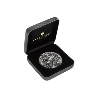 ZHAO YUN Ancient Chinese Warrior 5 Oz Silver Coin $5 Tuvalu 2021