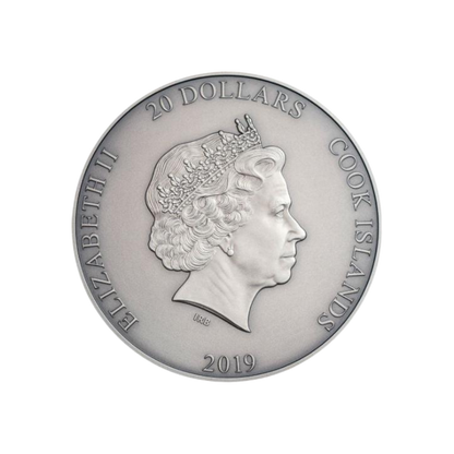 ZHONG KUI Asian Mythology 3 Oz Silver Coin $20 Cook Islands 2019