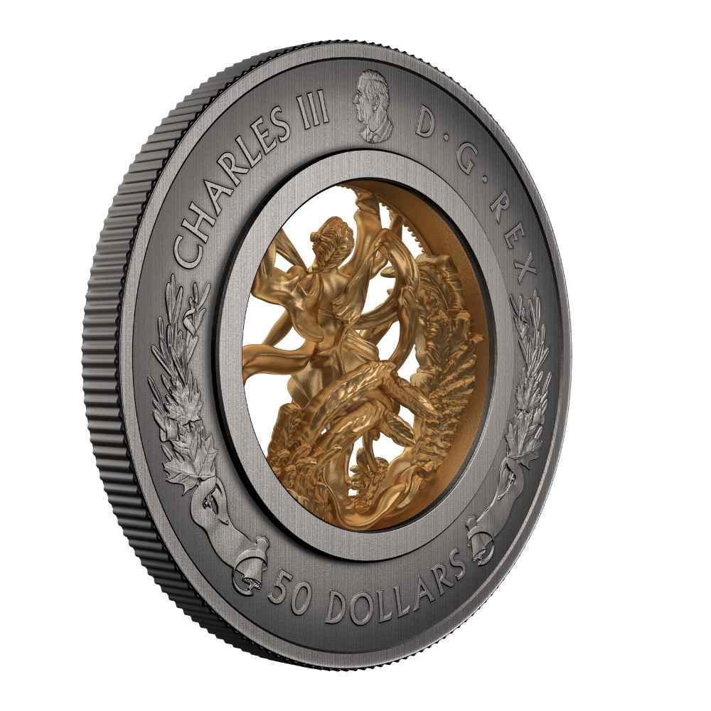 ALLEGORY OF FREEDOM Silver Coin $50 Canada 2024 - PARTHAVA COIN