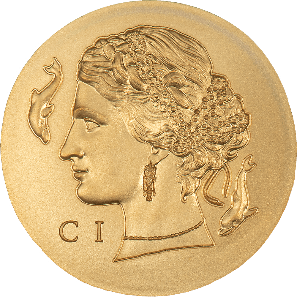 ARETHUSA Gold Coin $5 Cook Islands 2023 - PARTHAVA COIN