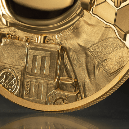 ASTRONAUT Real Heroes 1 Oz Gold Coin $250 Cook Islands 2024 - PARTHAVA COIN