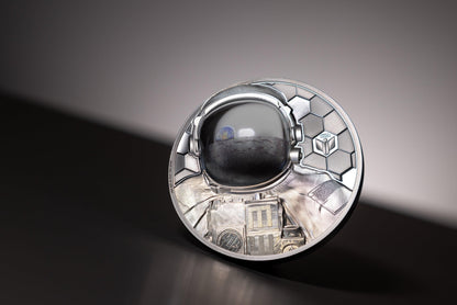 ASTRONAUT Real Heroes 3 Oz Silver Coin $20 Cook Islands 2024 - PARTHAVA COIN