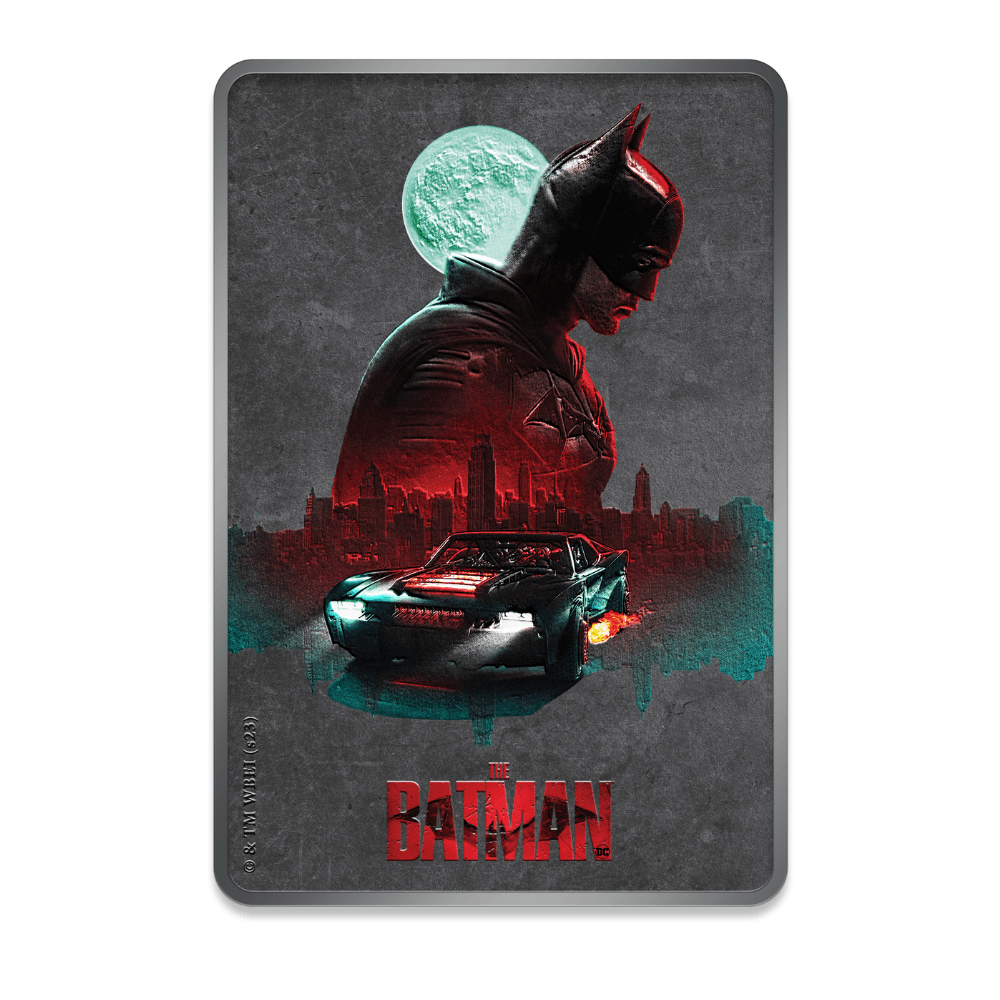 BATMAN Defending Gotham Bar 3 Oz Silver Coin $5 Barbados 2023 - PARTHAVA COIN