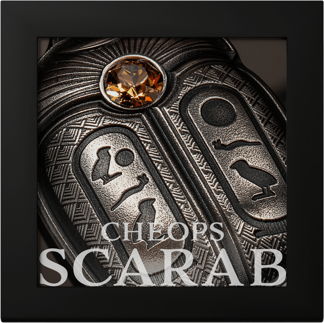 CHEOPS Scarab 1 Oz Silver Coin $5 Palau 2023 - PARTHAVA COIN