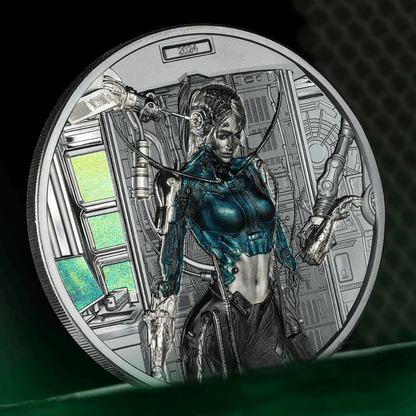 CYBER QUEEN Rebirth 3 Oz Silver Coin $20 Cook Islands 2024 - PARTHAVA COIN