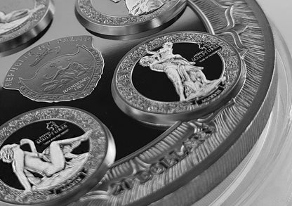 ECSTASY OF SAINT TERESA Eternal Sculptures Special Edition 5 Oz Silver Coin $20 Palau 2021 - PARTHAVA COIN