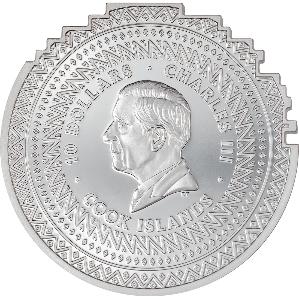 ELEPHANT Reconstruction 2 Oz Silver Coin $10 Cook Islands 2024 - PARTHAVA COIN