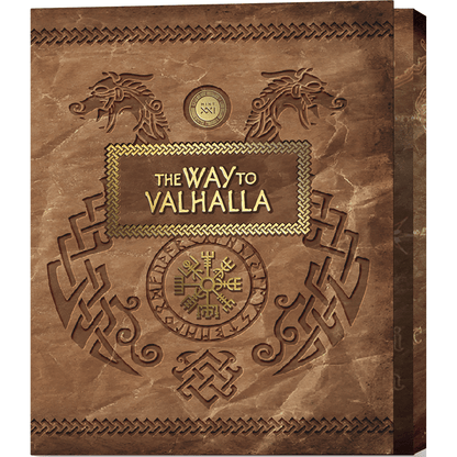 ERIK THE RED Way to Valhalla 2 Oz Silver Coin 2000 Francs Cameroon 2024 - PARTHAVA COIN