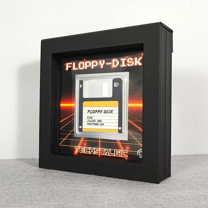 FLOPPY DISK TechStalgic Coloured 2 Oz Silver Coin $2 Niue 2024 - PARTHAVA COIN