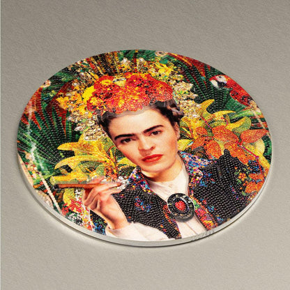 FRIDA KAHLO LA MARAVILLA Great Micromosaic Passion II 3 Oz Silver Coin $20 Palau 2023 - PARTHAVA COIN