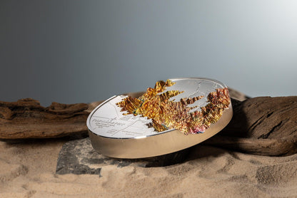 GRAND CANYON Topography 1 Kg Kilo Silver Coin $100 Cook Islands 2024 - PARTHAVA COIN