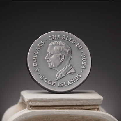 GRYPHON Numismatic Icons 1 Oz Silver Coin $5 Cook Islands 2024 - PARTHAVA COIN