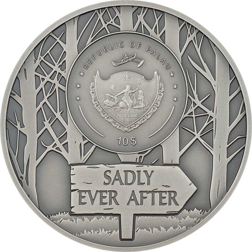 HANSEL AND GRETEL Fear Tales 2 Oz Silver Coin $10 Palau 2021