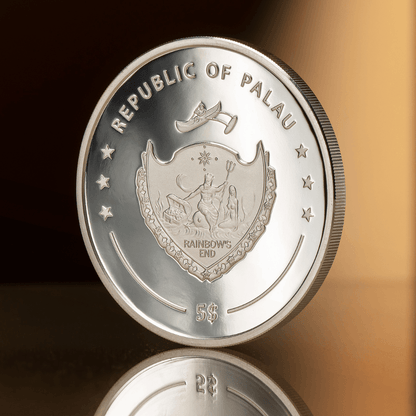 HAZEL BROWN Coloreyezed Eye 1 Oz Silver Coin $5 Palau 2023 - PARTHAVA COIN