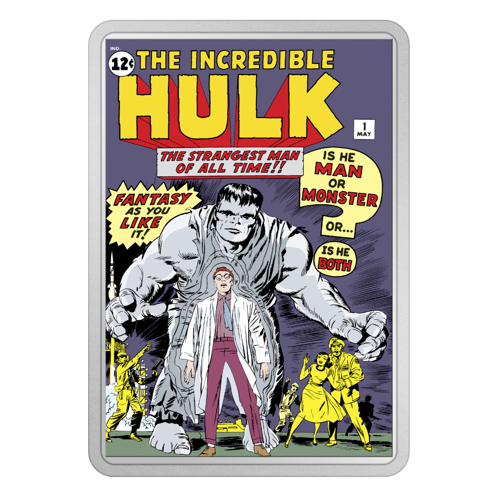 HULK Comix 2 Oz Silver Coin $5 Niue 2024 - PARTHAVA COIN