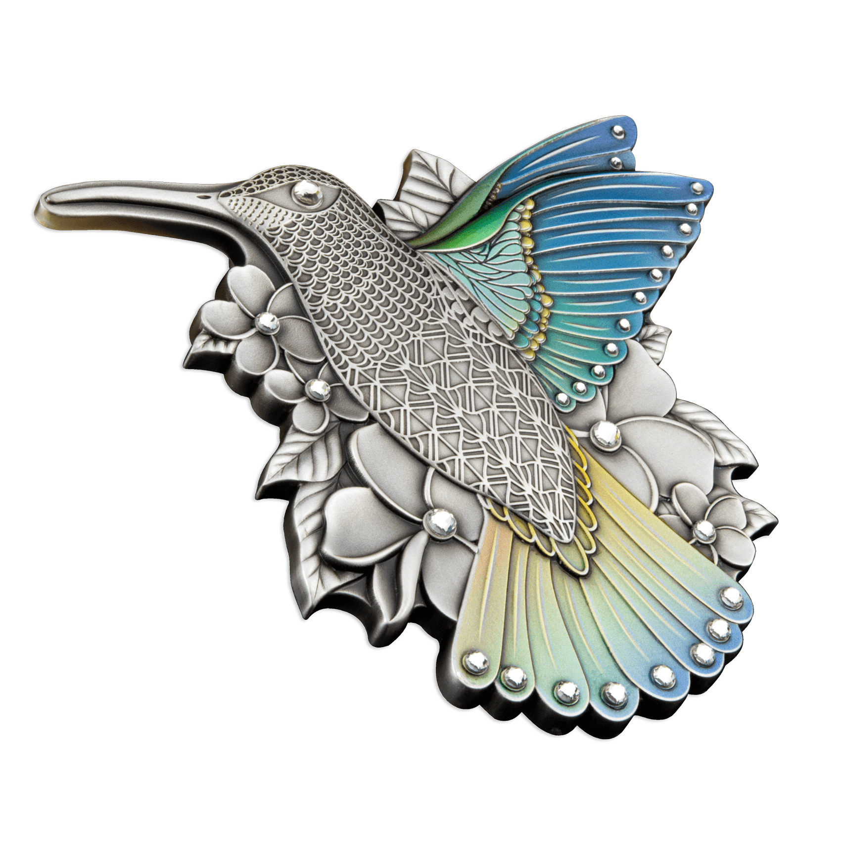 HUMMINGBIRD Silver Coin 50 Vatu Vanuatu 2023 - PARTHAVA COIN