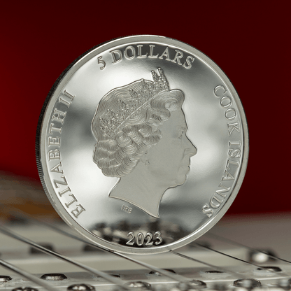 Iron Maiden-EDDIE THE TROOPER 1 Oz Silver Coin $5 Cook Islands 2023- NGC Graded PF 69 Ultra Cameo - PARTHAVA COIN