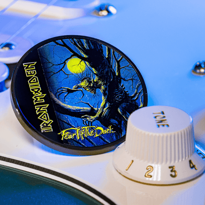 Iron Maiden-FEAR OF THE DARK 1 Oz Silver Coin $5 Cook Islands 2022- NGC Graded PF 70 Ultra Cameo - PARTHAVA COIN