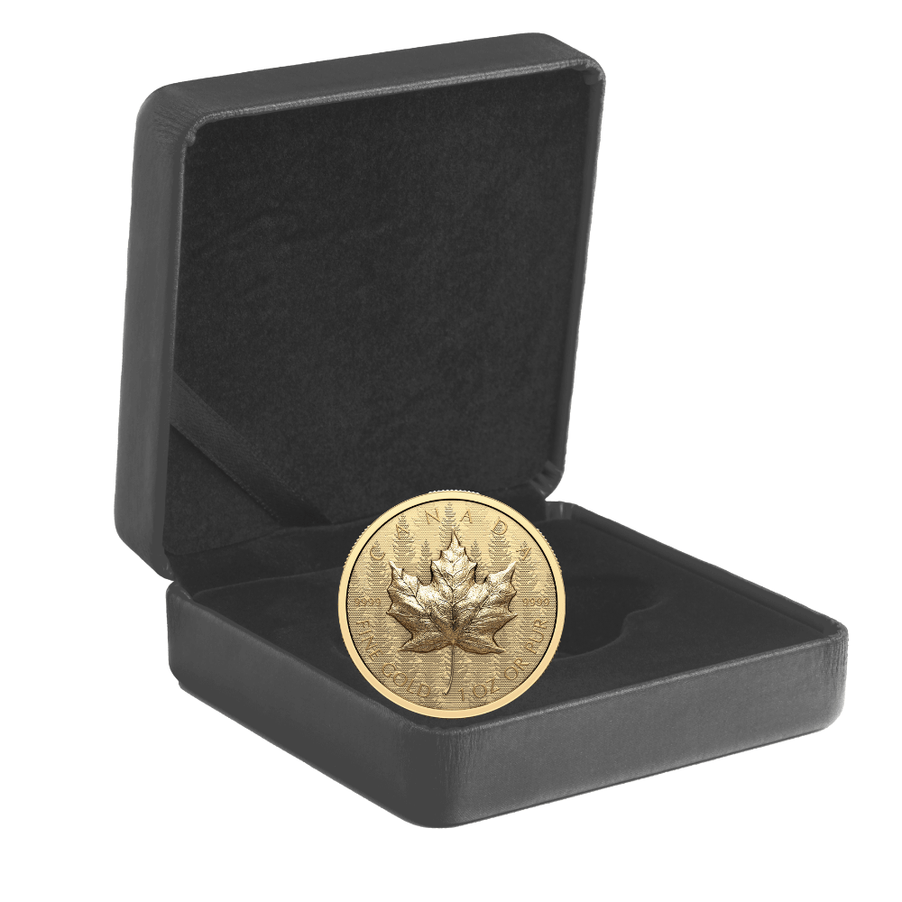 MAPLE LEAF Ultra High Relief 1 Oz Gold Coin $200 Canada 2024 - PARTHAVA COIN