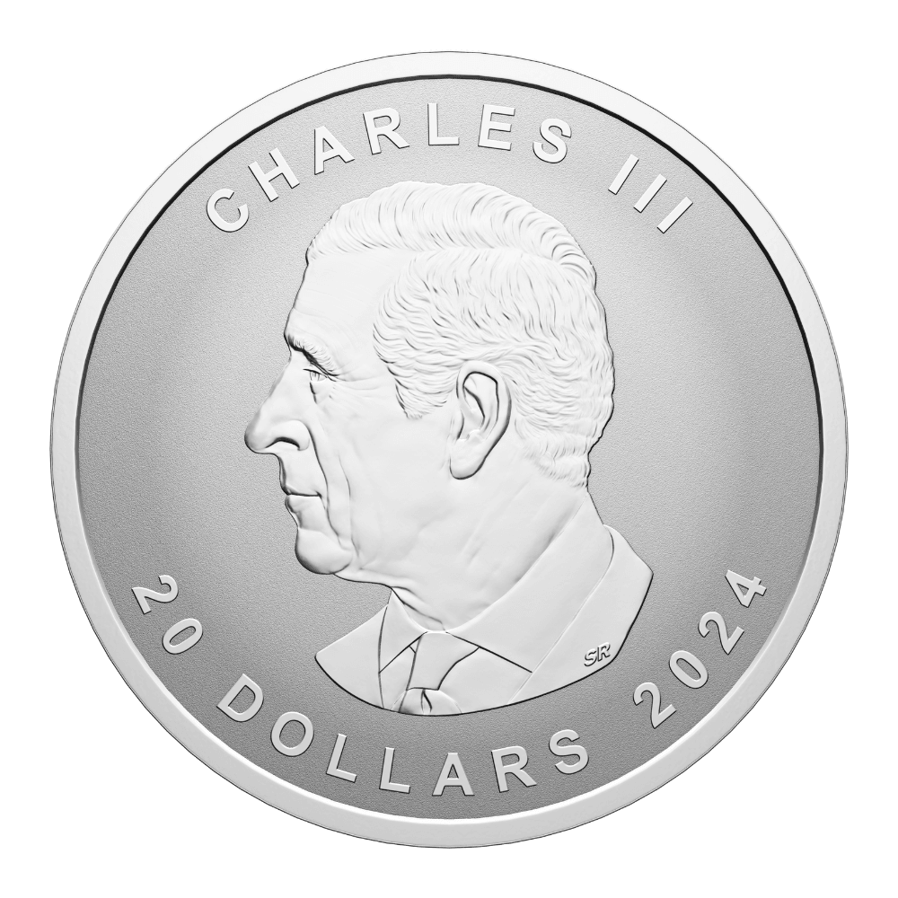 MAPLE LEAF Ultra High Relief 1 Oz Silver Coin $20 Canada 2024 - PARTHAVA COIN