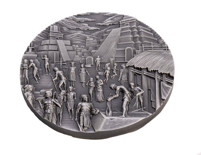 MAYANS Lost Civilizations 2 Oz Silver Coin $10 Palau 2023 - PARTHAVA COIN