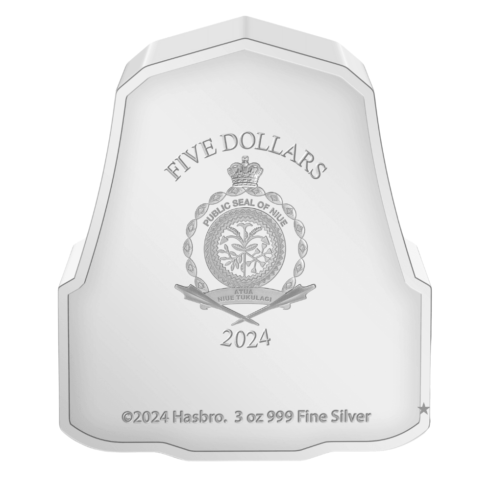 MEGATRON 40th Anniversary 3 Oz Silver Coin $5 Niue 2024 - PARTHAVA COIN