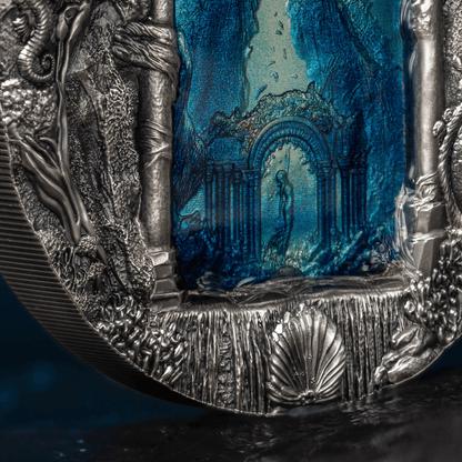 MERMAIDS Underwater Fantasy 3 Oz Silver Coin $20 Palau 2024 - PARTHAVA COIN