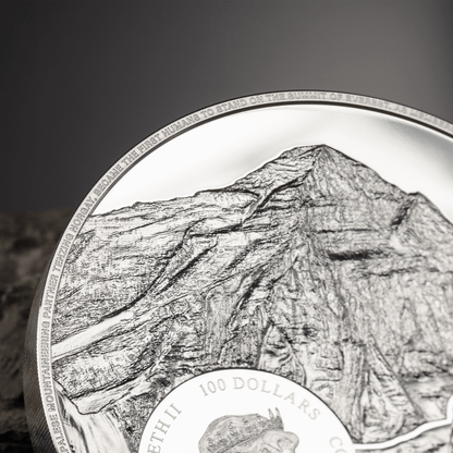 MOUNT EVEREST First Ascent 1 Kg Kilo Silver Coin $100 Cook Islands 2023 - PARTHAVA COIN