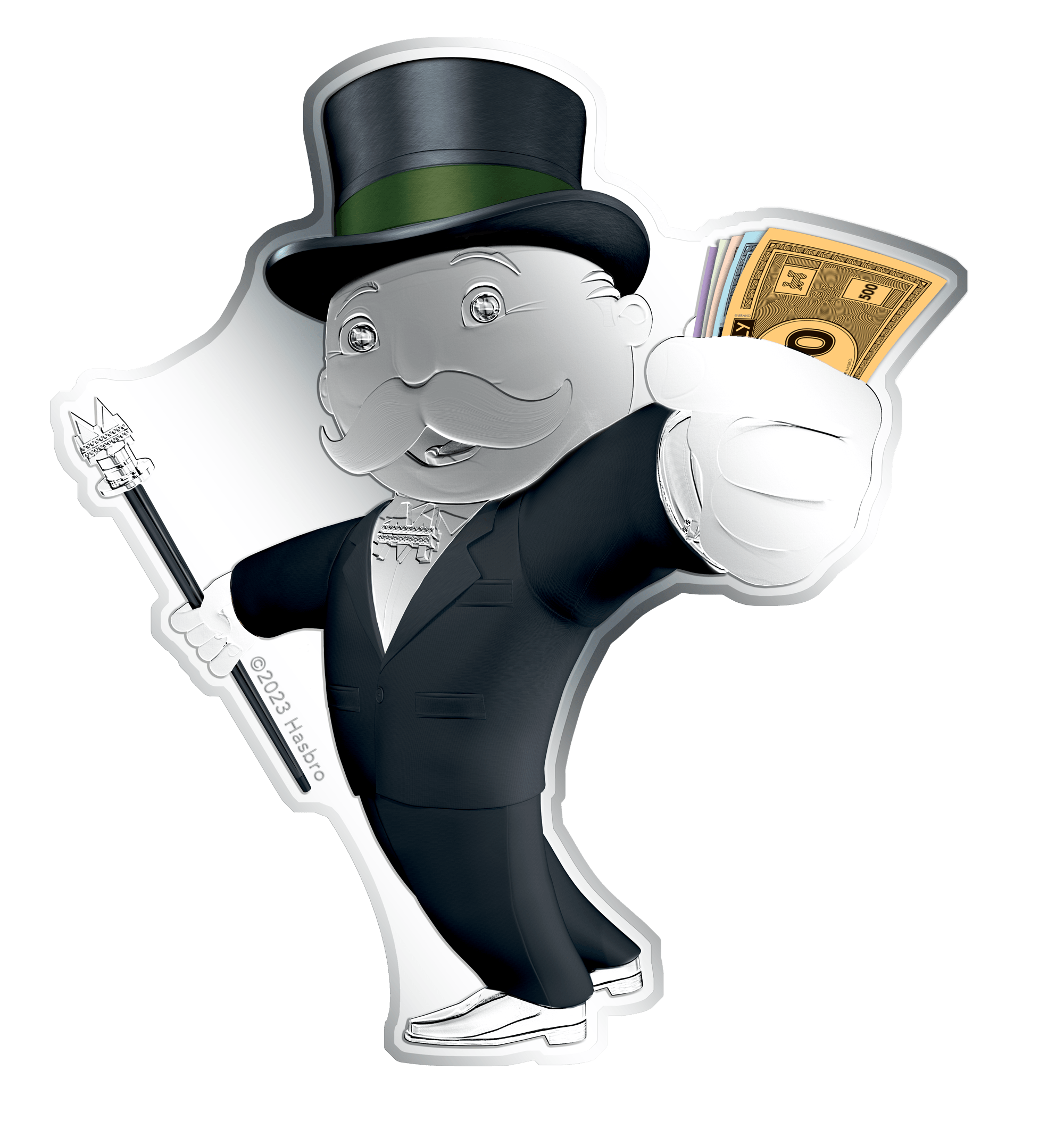 MR MONOPOLY 3 Oz Silver Coin $5 Samoa 2023 - PARTHAVA COIN