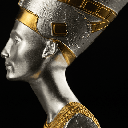 NEFERTITI 3D 5 Oz Silver Coin $10 Samoa 2024 - PARTHAVA COIN