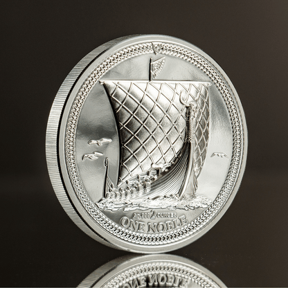 ONE NOBLE 2 Oz Silver Coin Isle of Man 2023 - PARTHAVA COIN