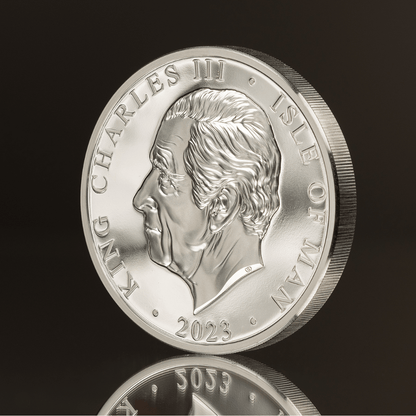 ONE NOBLE 2 Oz Silver Coin Isle of Man 2023 - PARTHAVA COIN