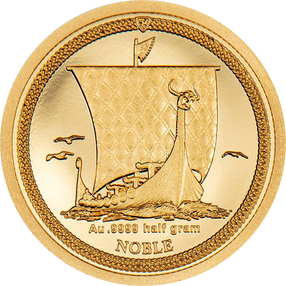 ONE NOBLE Gold Coin Isle of Man 2023 - PARTHAVA COIN