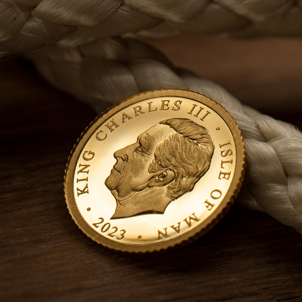 ONE NOBLE Gold Coin Isle of Man 2023 - PARTHAVA COIN
