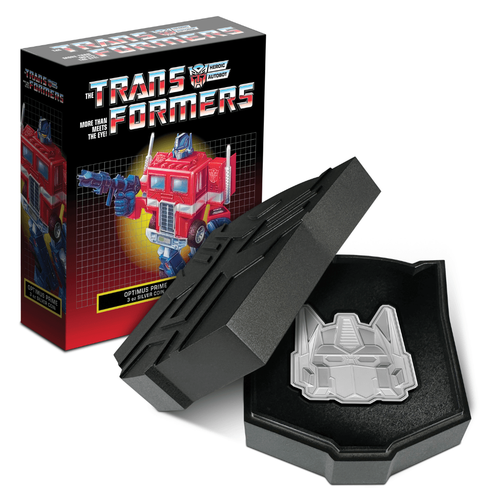 OPTIMUS PRIME 40th Anniversary 3 Oz Silver Coin $5 Niue 2024 - PARTHAVA COIN