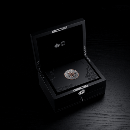 OPULENCE Grandeur 2 Oz Pure Gold Pink Diamond Coin $350 Canada - PARTHAVA COIN