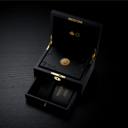 OPULENCE Treasure 1 Oz Pure Gold Pink Diamond Coin $200 Canada - PARTHAVA COIN