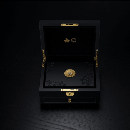 OPULENCE Treasure 1 Oz Pure Gold Pink Diamond Coin $200 Canada - PARTHAVA COIN