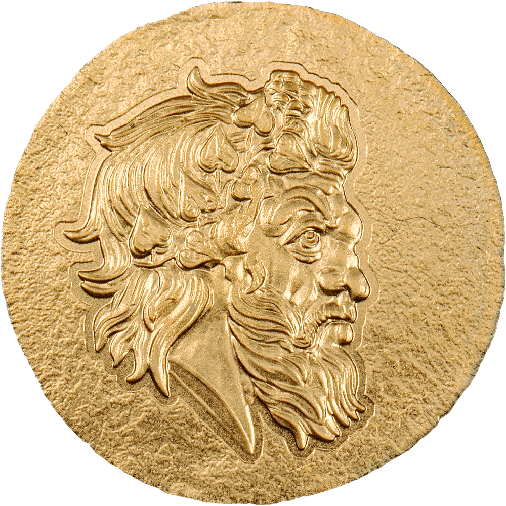 PAN Ancient Greece Gold Coin $5 Cook Islands 2023 - PARTHAVA COIN