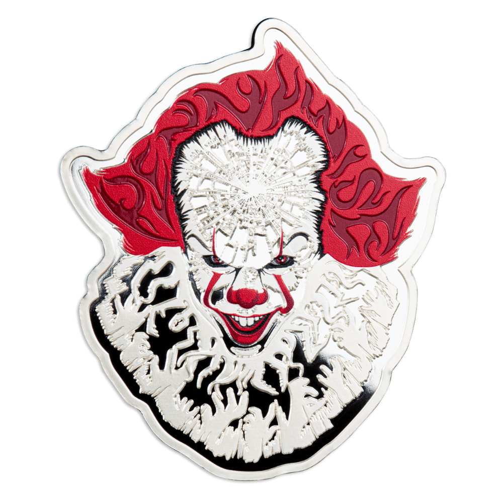 PENNYWISE 5 Oz Silver Coin $5 Barbados 2023 - PARTHAVA COIN