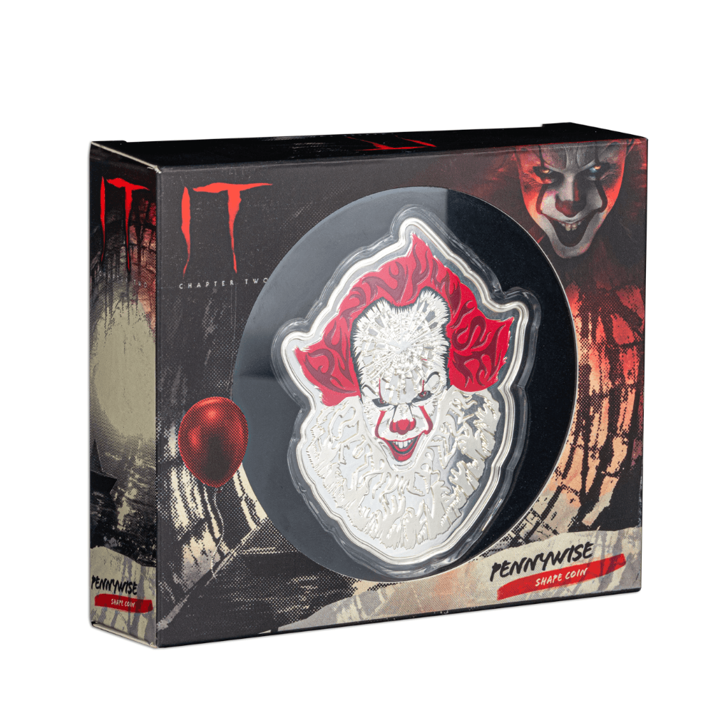 PENNYWISE 5 Oz Silver Coin $5 Barbados 2023 - PARTHAVA COIN