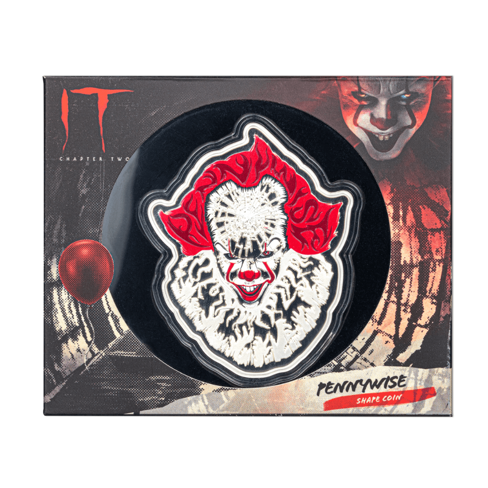 PENNYWISE 5 Oz Silver Coin $5 Barbados 2023 - PARTHAVA COIN