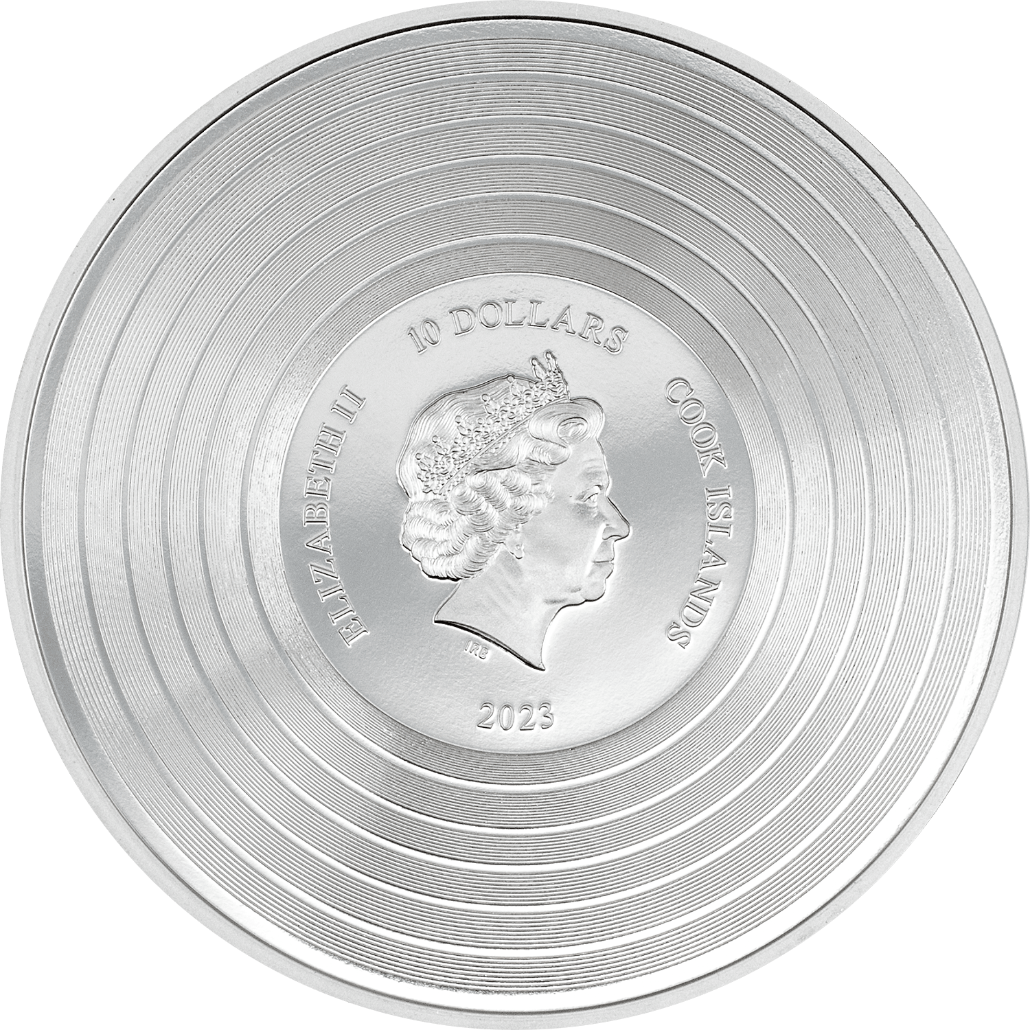 PIECE OF MIND Iron Maiden 2 Oz Silver Coin $10 Cook Islands 2023 - PARTHAVA COIN