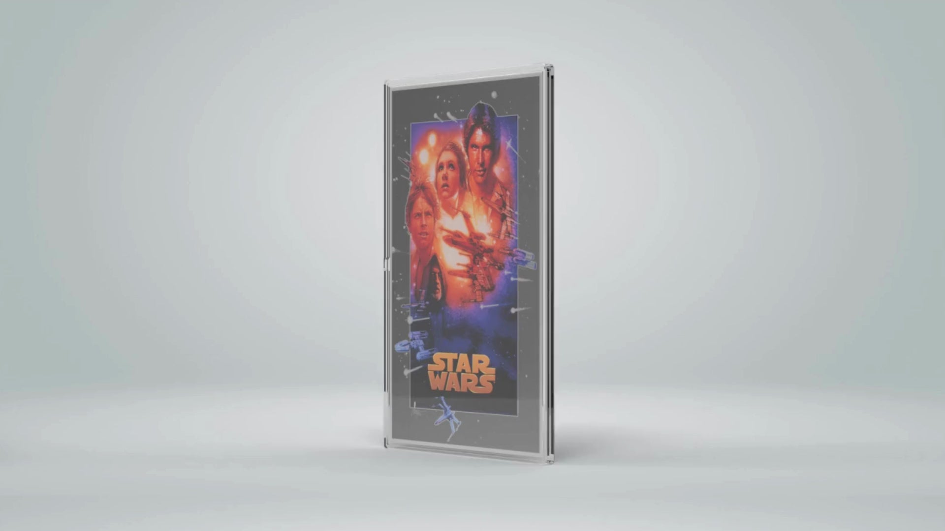 Load video: Star Wars™ Special Edition Poster A New Hope™ Silver Foil video - Agoro