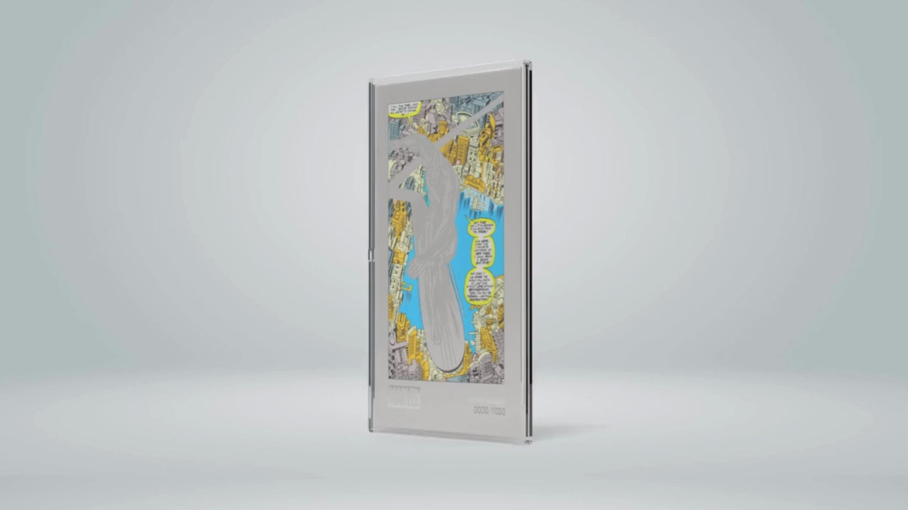 Load video: COMIX™ Marvel Fantastic Four #72 Pure Silver Foil video AGORO