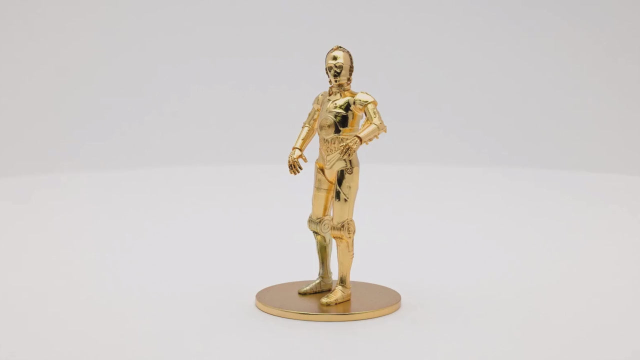 ピンバッジ STARWARS C3PO 2025 Niue Star Wars Droids C-3PO 1 oz Silver Gilded Shaped Coin